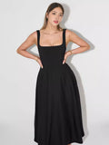 Simple Sexy Shoulder Strap Dress In The Summer