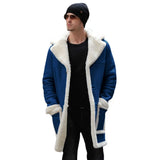 2025 New Fur One Men's Coat Burst Single Thick Coat Imitation Leather
