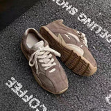De-Speakers Women 2025 Spring And Autumn New Daily Exploding Flat Agam Shoes Lightly Casual Sports Running