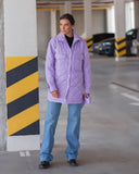Buckle Collar Loose Warm Lingge Cotton Suit New 2025 Autumn And Winter With Thick Cotton