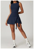 Tank Wrap Skort Tennis Dress- Outfit