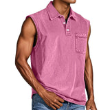 Explosion Of Sleeveless T-Shirts For Young Men's Leisure Trend To Open The Door To