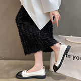 New Summer Retro British Wind Small Leather Shoes With A Foot Pedal French Single Shoes Mary Jane Women's