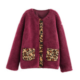 Women's Clothing 2025 Autumn And Winter New Street Fashion Casual Lamb Hair Splicing