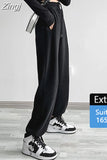 Women's Tracksuit Pants Elastic Waist Wide Leg Oversized Loose White Sweatpants Women Gray Baggy Joggers Autumn Long
