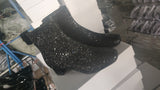 Sleek Fashion Boots Women 2025 Autumn And Winter New Fashion Martin Boots Coarse And Short Boots