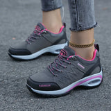 Autumn New Air Cushion Running Shoes Women's High Soft Bottom Shock Absorber Sports Thick-Soled Casual