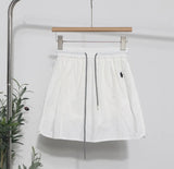 Niche Dress Half-Dress Woman Tight Waist A Trouser Skirt Open Fork Quick Dry Casual Skirt