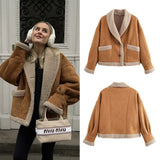 Women's Clothing 2025 Autumn And Winter New Wool Coat Collar Loose