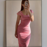 Summer New Women's Decoration Waist Sexy Folding Tight