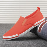Men's Shoes In The Fall Of 2025 New Korean Fashion Trend Shoes With A Foot Pedal Canvas Shoes Men's Board