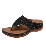 Summer New Size 43 Hollow Water Drill Pine Cake Bottom Toe Wearing Beach Cool