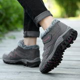 Heightening Couple Snow Boots Winter Plus Velvet Warm Men's And Women's Outdoor Cotton Shoes In The Gang Sports Cotton Shoes Men's