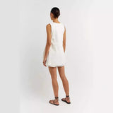 Summer New Cotton Sleeveless Shorts Pajamas Two Sets Of Fashion And Comfortable To Wear Women's Home