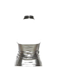 Women's Off Shoulder Silver Laser Crop Top Y2k Tank Top Vintage Streetwear Sexy Harajuku Halter Neck Camisole Tube Top