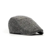 Mens Flat Cap Beret herringbone Newsboy Bakerboy Hat Gatsby Peaky