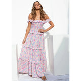 Zingj New Small Floral Print Fresh And Sweet Wrapped