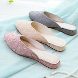 Zingj Solid Color Baotou Slippers Summer Sandals Cloth Shoes Women's Shoes Spring And Summer 2023 New