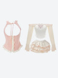 Top & Mini Skirt Two Piece