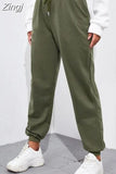 Women Casual Sport Pants Spring Autumn Solid Loose Lace-up Long Trousers Sweatpants Female Running Pantalones