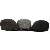 Mens Flat Cap Beret herringbone Newsboy Bakerboy Hat Gatsby Peaky