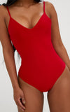 Vest Female Sling Striped Back Tethered Large-Size Sexy Solid Color Triangle泳suit