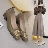 Temperament French Way Spring And Autumn New Professional Work Shoes Temperament Fairy Casual Single Shoes Women's
