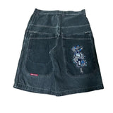 Baggy Denim Shorts Harajuku Y2K Jeans Hip-Hop Vintage Summer Brother 211-0-Outfit