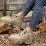 Shoes Children's Shoes 2025 New Winter Large-Size Casual Plus Velvet Winter Shoes Korean Version Of The Students' Women's Shoes High-Top