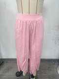And Summer 2025 New Fashion Splendable Slim High Waist Open High Fork Trousers Loose Leisure
