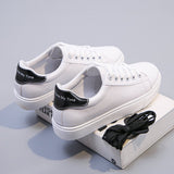 White Shoes Women 2025 Spring And Autumn New Female Shoes Students Flat Tide Shoes Spring And Autumn Sports Leisure