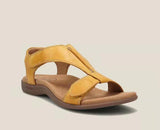 Lady Plus-Size Flat-Bottomed Sandals 43 Large-Size Casual Flat-Bottomed Fish-Billed Sandals