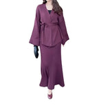 2025 New Southeast Asian Women's Knitted Sweater With A Dress Dress