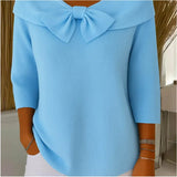 The New Autumn Of 2025, The French Thin Long-Sleeved Knitted Shirt Women's Early
