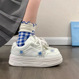 Bear Little White Shoes Women 2025 Spring And Autumn New Small Value Skateboard Shoes Students Leisure Sports Board