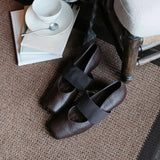 Cool Ballet Shoes Women In The Autumn Of 2025 New Fashion Elephant-Patered Light-Mouth Single