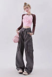 Raglan Sleeve Star Print Crop TopOutfit