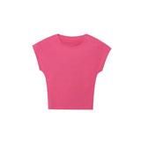 Summer New Women's Multi-Colored Self-Repair Micro-Sleeveless Design Top