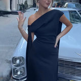 Summer New Women's Sleeveless Sexy Solid Color Dress Dress