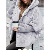 Hot Autumn And Winter Women's Loose New Splicing Cotton