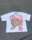Original Sufu Ancient Animation Head Printed Graphics T-Shirt Y2k Blouse Street Oversized T-Shirt Gothic Animation Short Sleeves 211-0-Outfit