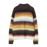 Women's Loose Version Of The Round-Neck Horse Seaweed Jumper Women Autumn And Winter New Striped