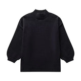 Women's ZA Street Fashion Multi-Colored Half-Neck Knitwear