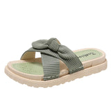 Red Cool Slippers Female Fairy Summer Outside Wearing Ins Tide 2025 New Fashion Out Burst Thick-Soled Beach
