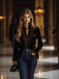 Female Decoration Suit Autumn Dress Fashion Collar Temperament Retro Coat