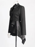Temperament Famous Wind Sexy Small Suit 2025 New V-Neck Bare Waist Bow Design Blazer Design Suit Coat