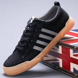 Men's Canvas Shoes Men's 2025 Autumn New Casual Fashion Shoes One Foot Pedal Soft Sole Casual