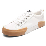 The Autumn Of 2025, The New Men's Shoes Korean Version Of The Small Luxury Trend Casual Men's Canvas Shoes Flat Lace Shoes Men's Men's