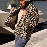 Women's Explosive Two-Colored Leopard Cotton