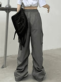 Ruched Pocket Baggy Cargo Pants- Outfit